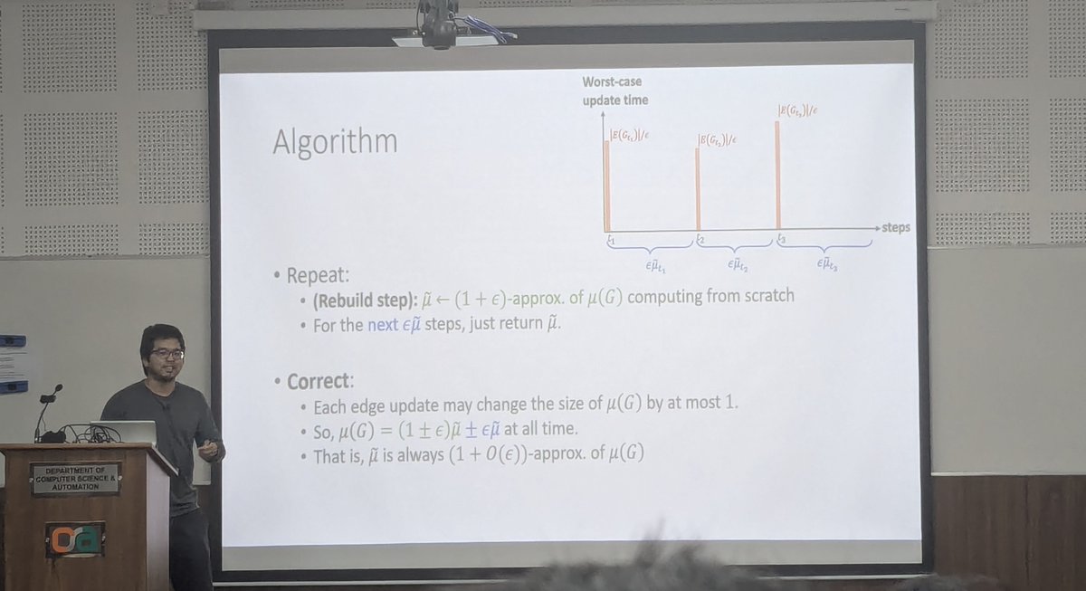 koustav_cse's tweet image. I really enjoyed the workshop “Frontiers on Graph Algorithms” at @iiscbangalore, Bangalore. Great talks by leading experts, insightful discussions with fellow PhD scholars, and a nice opportunity to reconnect with friends.

#GraphAlgorithms #IISc #Research #PhDLife