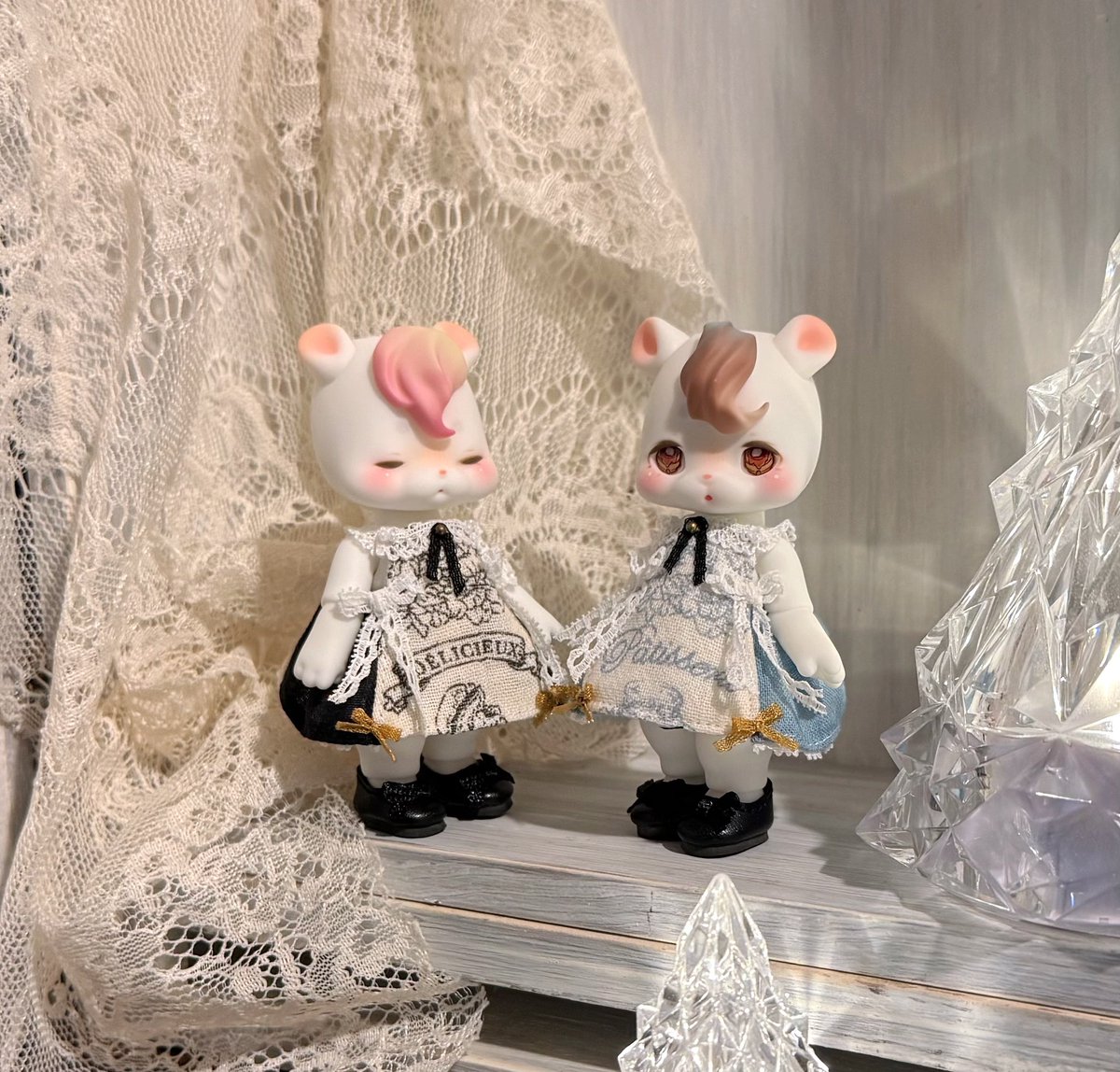 I・Doll VOL.75
2025年12月14日(日)11:30~16:30
東京ビッグサイト 南3･4ホール
『Caravan Market』 O-10〜12

「Sweets Collection mini」
以前展示した30cmドールサイズのエプロンドレスをKUMUKUKUサイズにしました。色んな柄があります。ゆめうさ服は受注になるかも…