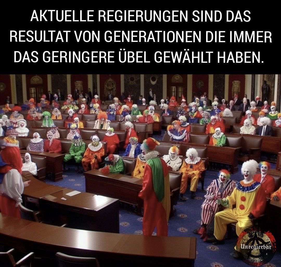 CarstenAx's tweet image. Man darf nie das geringere Übel wählen! Wer #Union wählt vernichtet das Land. Es gilt der Grundsatz:

Lieber von den Linken regiert,
als von den eigenen Parteifreunden verarscht werden.

Und heute kommen Brandmauer gegen die eigenen Ex-Wähler und vorsätzliche Wahlügen noch hinzu.