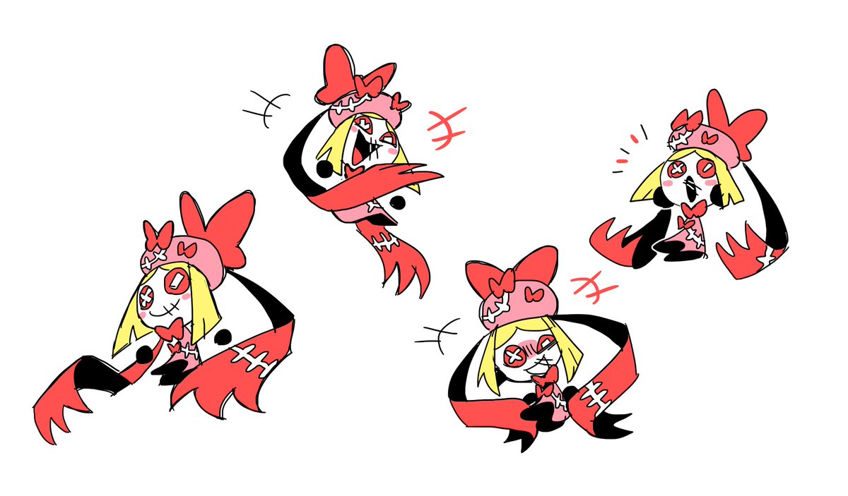 Drooling_Demon's tweet image. lambdadelta as a kirby character