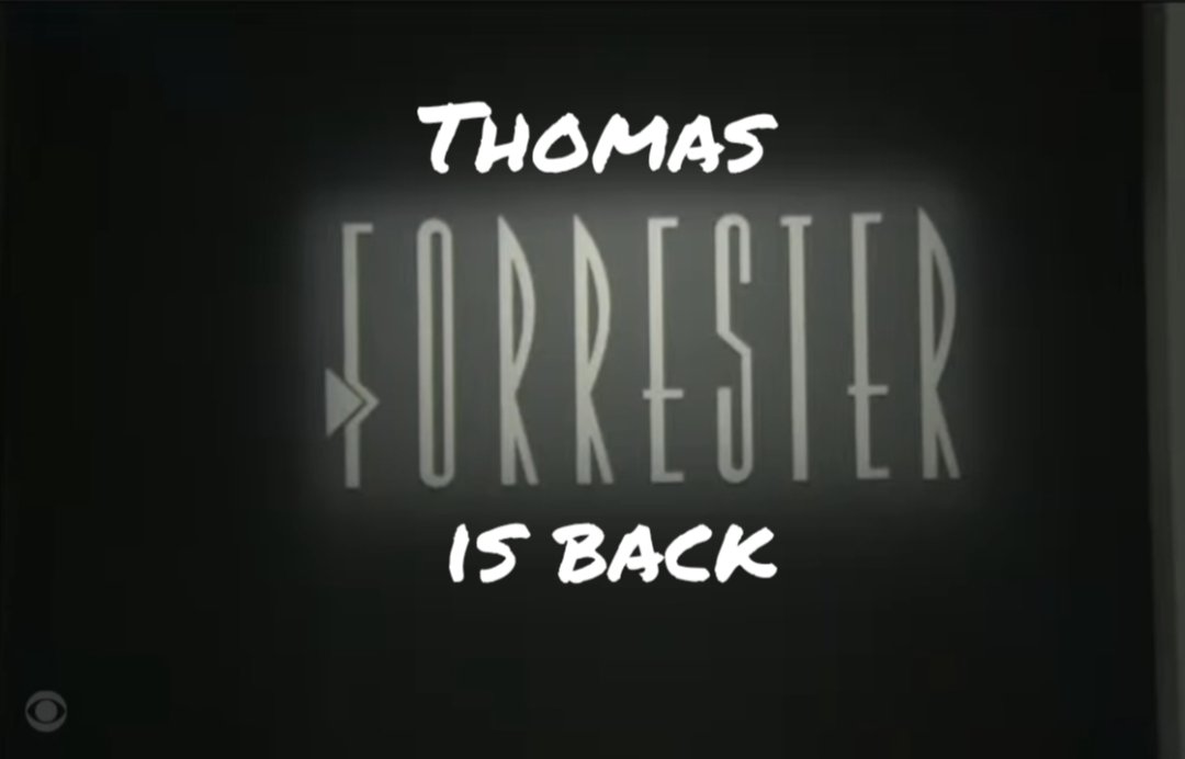 JadeJadebomber's tweet photo. Thomas Forrester is Back
#BoldandBeautiful https://t.co/jQA2axty1m