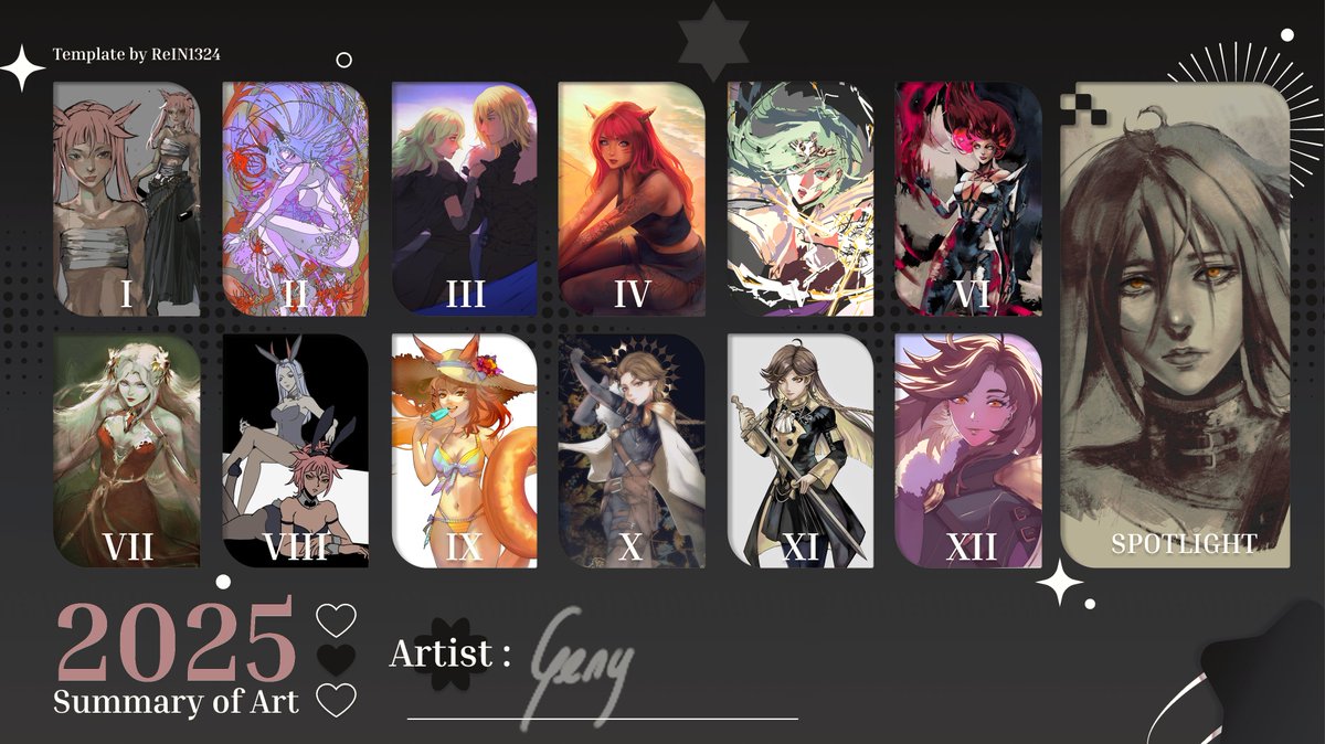 2025 art wrap 
(artstyle existential crisis pending)