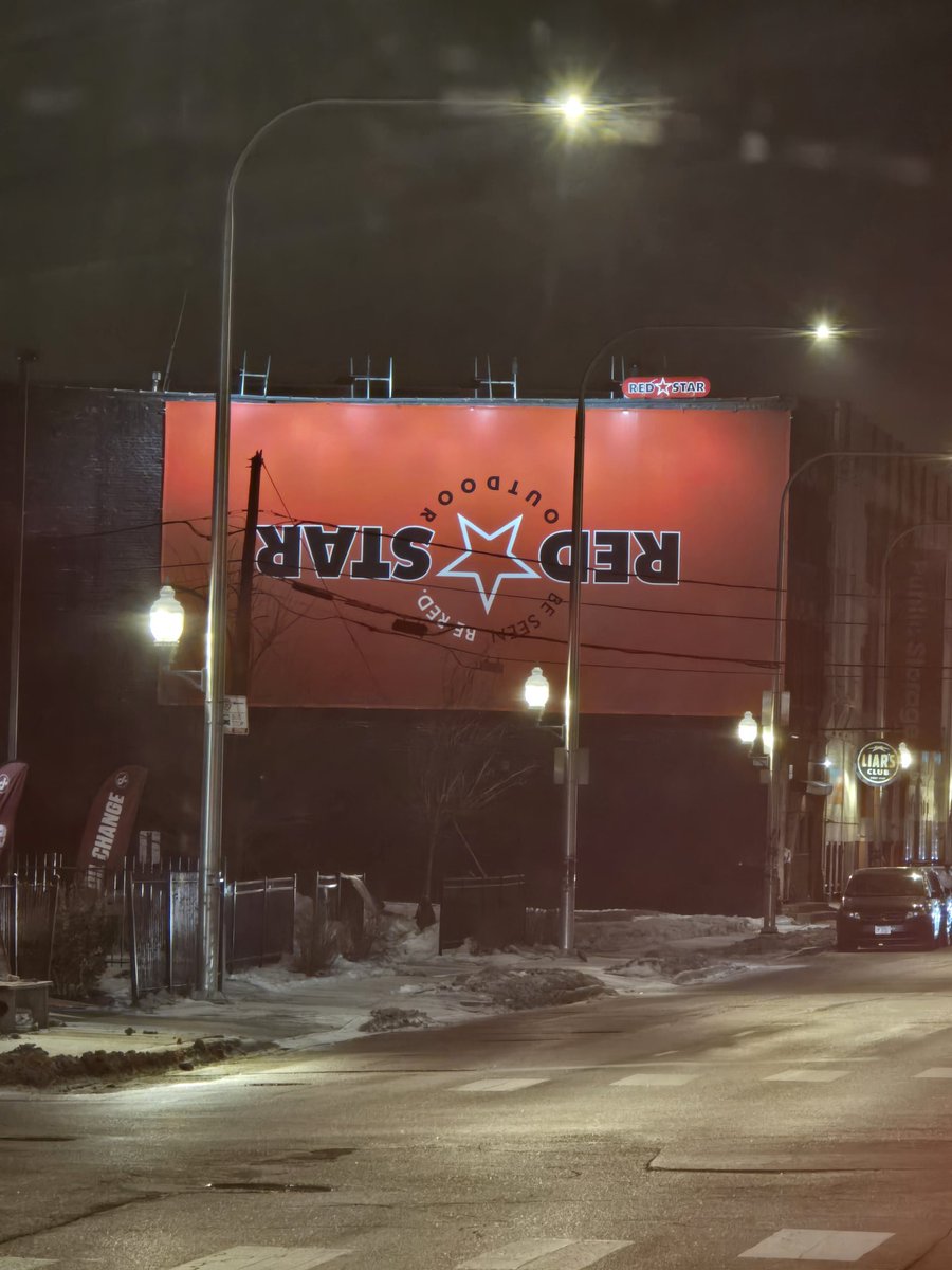 truthizhere's tweet photo. @RedStarPub your sign is upside down https://t.co/VjqCqyjwxO