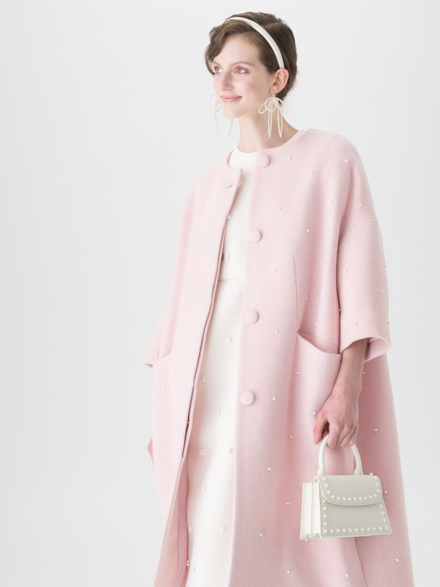 TSURU By MARIKO OIKAWAのパールコート買った😍✨ めっちゃゆったりし