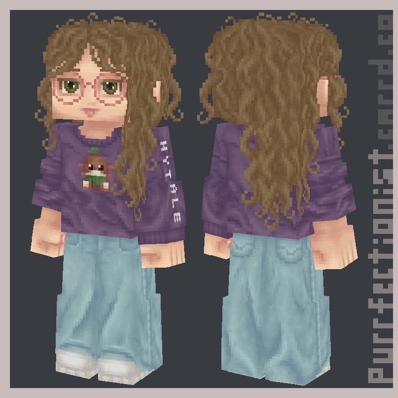 Purrfectionist2's tweet photo. I made myself as a Hytale avatar!   

#Hytale #HytaleFanart #Blockbench https://t.co/fNmrxvL7Cv