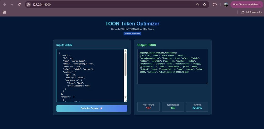 Aarav784's tweet photo. as the LLMs aren't able to covert the JSON into TOON so i built a tool which convert the JSON into TOON to reduce the tokens,, https://t.co/4jOFk4x6kP