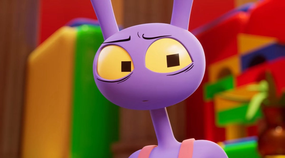 When Zooble tries to reach out to Jax, the mask snaps back on like nothing.
Pomni offers her hand, this rabbit can’t even put it up. 
HE CAN’T. He cares so much about her. 
He literally can’t help himself.

They make me ill, sick, decease, send me to my funeral.