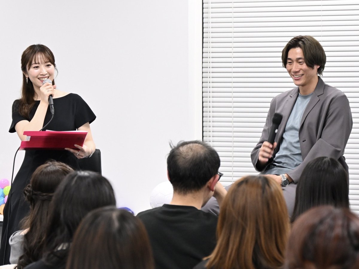 ConnectAthl0111's tweet photo. #松原健 トークショーありがとうございました🎤

皆さまの笑顔を見ることができ、松原健選手、弊社スタッフ一同、心から嬉しく感じております。

今後も楽しんでいただけるイベントを企画してまいります！

#松原健スペシャルトークショー
#ケニけん
をつけて投稿をお待ちしてます✨

@27matsuken27 https://t.co/GySfRe4JMY