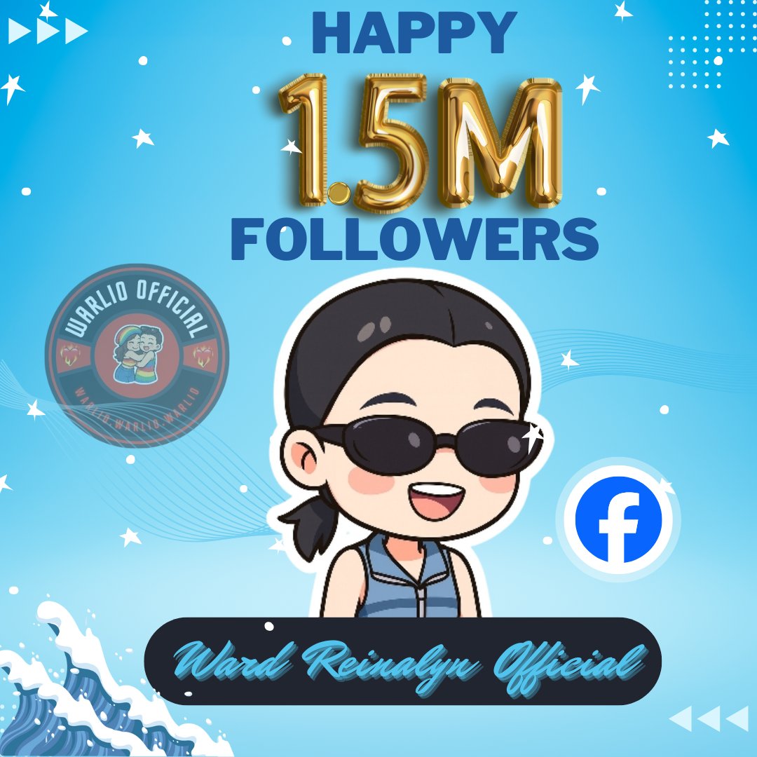 Yahooo!🥳
Happy 1.5M followers @ward_reinalyn 
More more followers to come Mahal!✨

Crdts 🦋