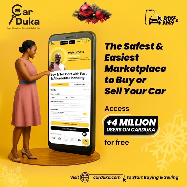 smileycherry2's tweet photo. CarDuka connects car owners to over 4 million active users, ensuring your vehicle reaches serious buyers while verified profiles and transparent engagement keep every conversation professional and focused.
@CarDukaKE #SwipeClickDrive https://t.co/g9MK2rlodn