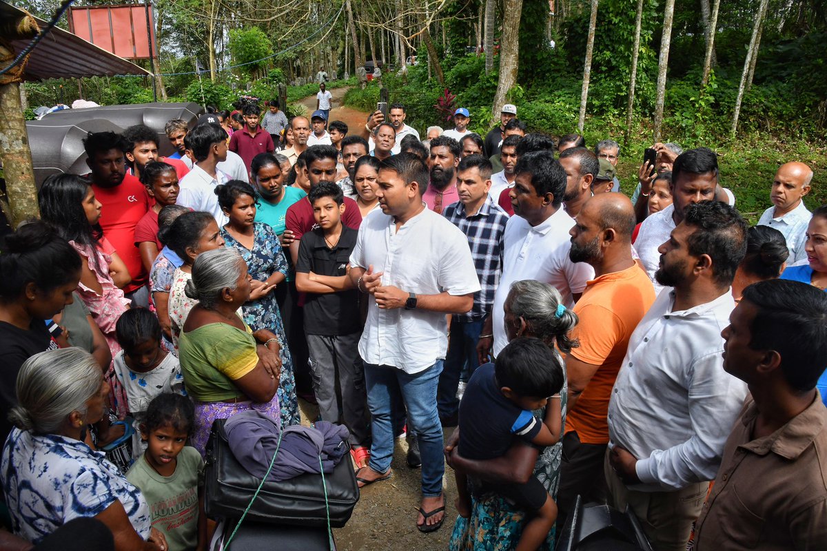 Hon. Parliamentarian <a href="/RajapaksaNamal/">Namal Rajapaksa</a>, visited Kegalle to look into the needs of the disaster-affected people, following the emergency disaster situation that arose recently throughout the country.