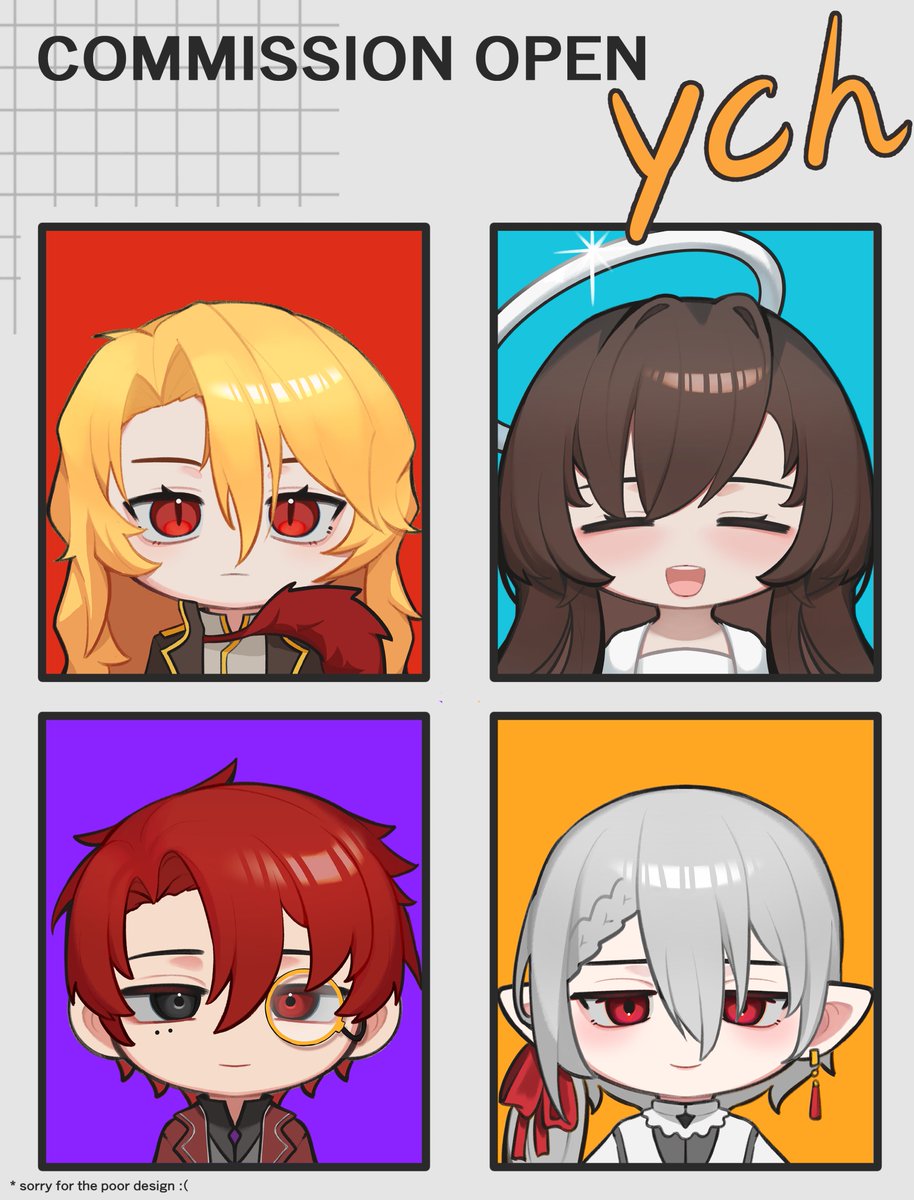 Lucemiaw's tweet photo. Hi, I'm Opening a Commission for this December.

[YCH Chibi icon] 
- artwork quality up to 3000 pixels
- can request a custom layout
- simple colored background

SPECIAL OFFER 🎀 until Jan 1, 2026 ✨

✉️ DM me on Discord: lucemia
✨ https://t.co/oy1SUXxnQM https://t.co/YFk5Q64Ed5