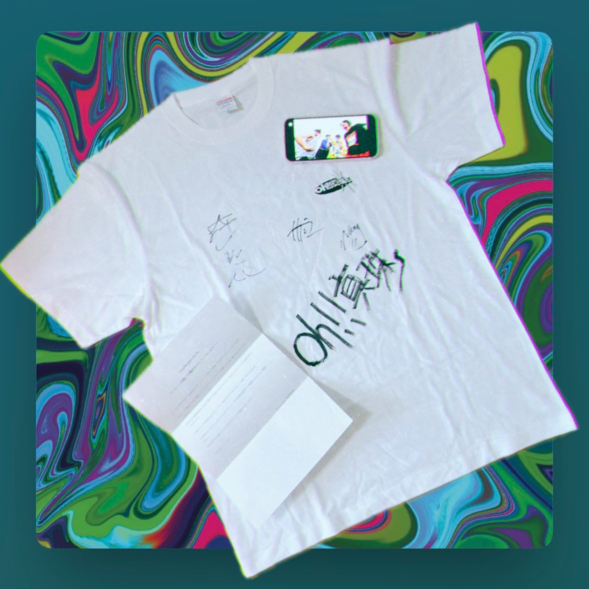 oh!!真珠sのサイン入りTシャツ当たった嬉しい〜❗️
Grasshopperの運営さんとoh!!真珠sさんありがとうございます大事にします૮( ̳ т ̫ т ̳ )ა

<a href="/grasshopper_pia/">Grasshopper supported by チケットぴあ</a> <a href="/oh_Pearls/">oh!! 真珠s / オーパールズ</a>