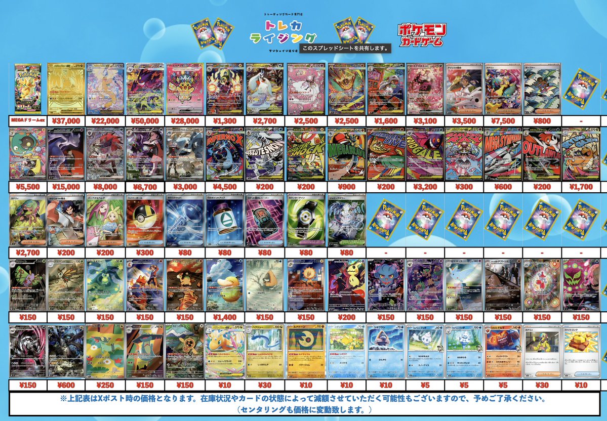 ポケカ 最新弾 MEGAドリームex 買取情報 【MUR】 メガカイリューex