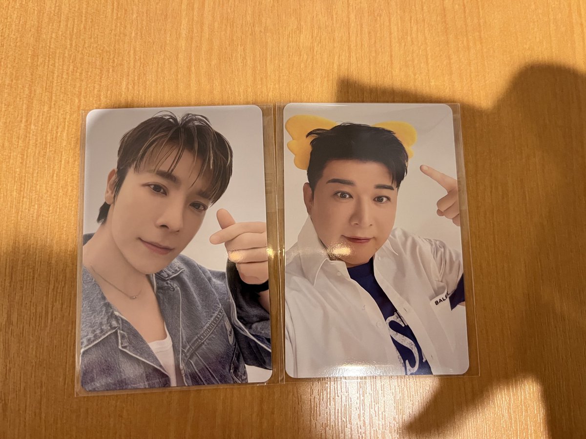 nanghae's tweet photo. 【交換】SUPER JUNIOR 20th Anniversary TOUR <SUPER SHOW 10> in JAPANトレカ コアラのマーチ

【譲】
ドンへ、シンドン

【求】
シウォン2種

⭐︎すべて揃えたいため2：2で交換いただける方を探しております、すみません！
⭐︎本日会場付近にてお手渡し https://t.co/K3Vp5thmYS
