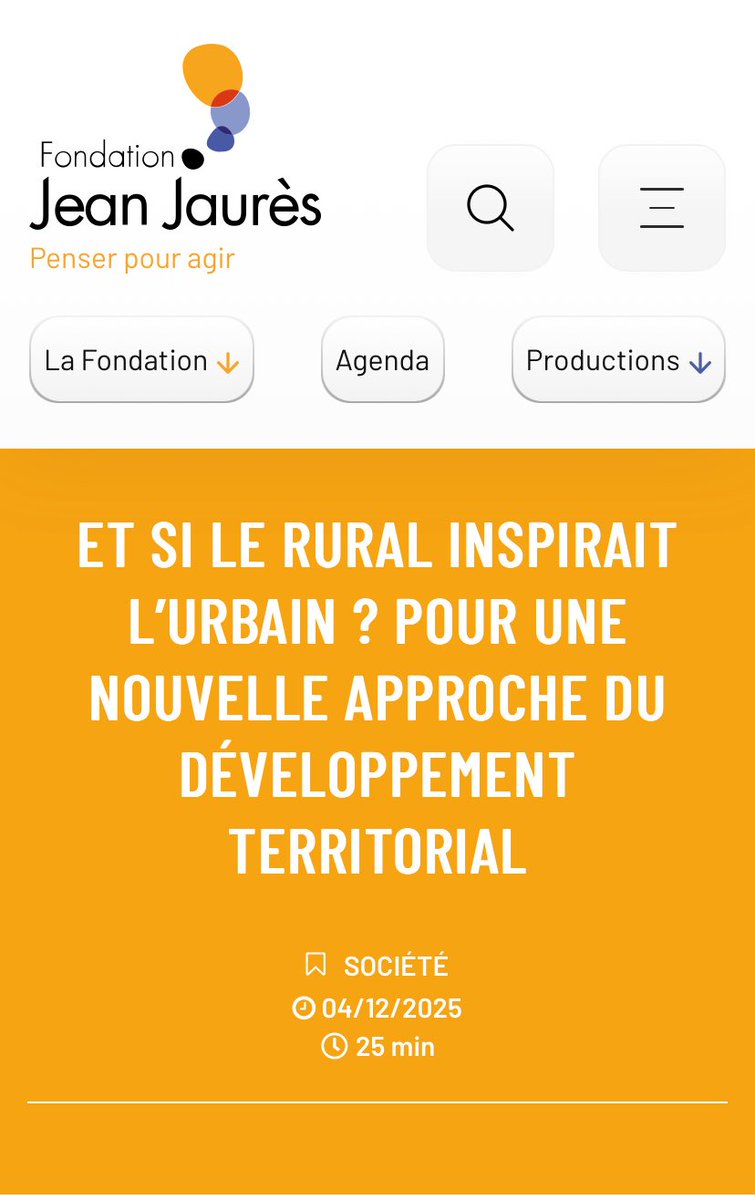 « Les villes devraient être construites à la campagne, l’air y est tellement plus pur », écrivait Henri Monnier… 

Retrouvez mon travail de recherche publié par <a href="/j_jaures/">Fondation Jean-Jaurès</a> en partenariat avec <a href="/adefpat/">Adefpat</a> et <a href="/Cite_eco_occ/">Cité Économie & des Métiers de Demain - Occitanie</a> 

👉 jean-jaures.org/publication/et…