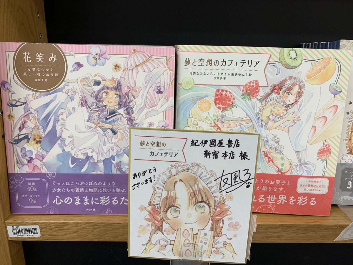 4階大人の塗り絵】 美しい花🌸と可憐な少女を描いた前作『花笑み