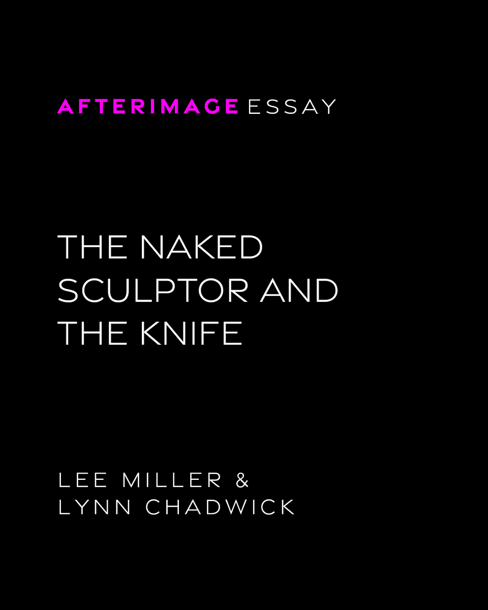 _JoeMadeira's tweet photo. I’ve written a new essay on Afterimage about a photograph that has stayed with me: Lee Miller’s 1957 image of Lynn Chadwick at Farley Farm.

A quiet, charged moment shaped by vulnerability, gender roles, and two post-war lives.

Read it here → https://t.co/xQCqxfMLtX https://t.co/Fge9ezoMI4