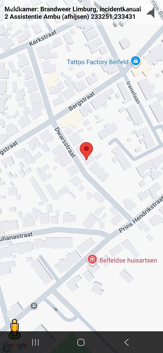 Assistentie Ambulance en Brandweer bij afhijsincident in Belfeld