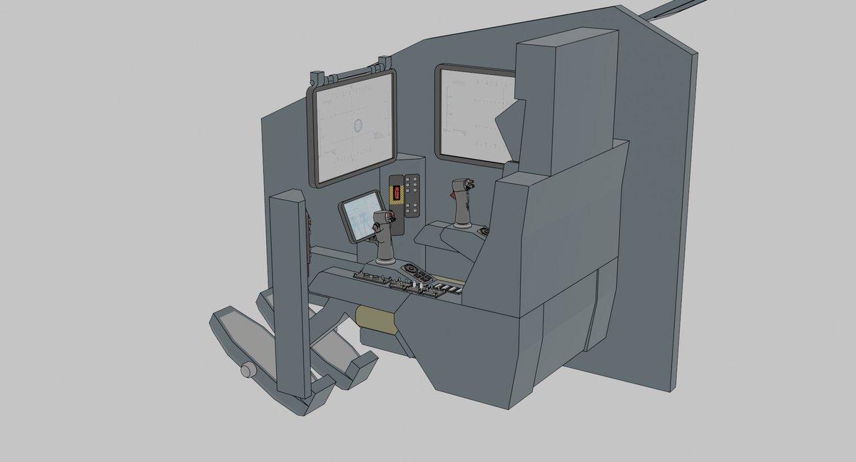 Nihirocreate's tweet photo. コクピット一旦完成ver1.0

#blender #b3d https://t.co/tFn0GIoe1k