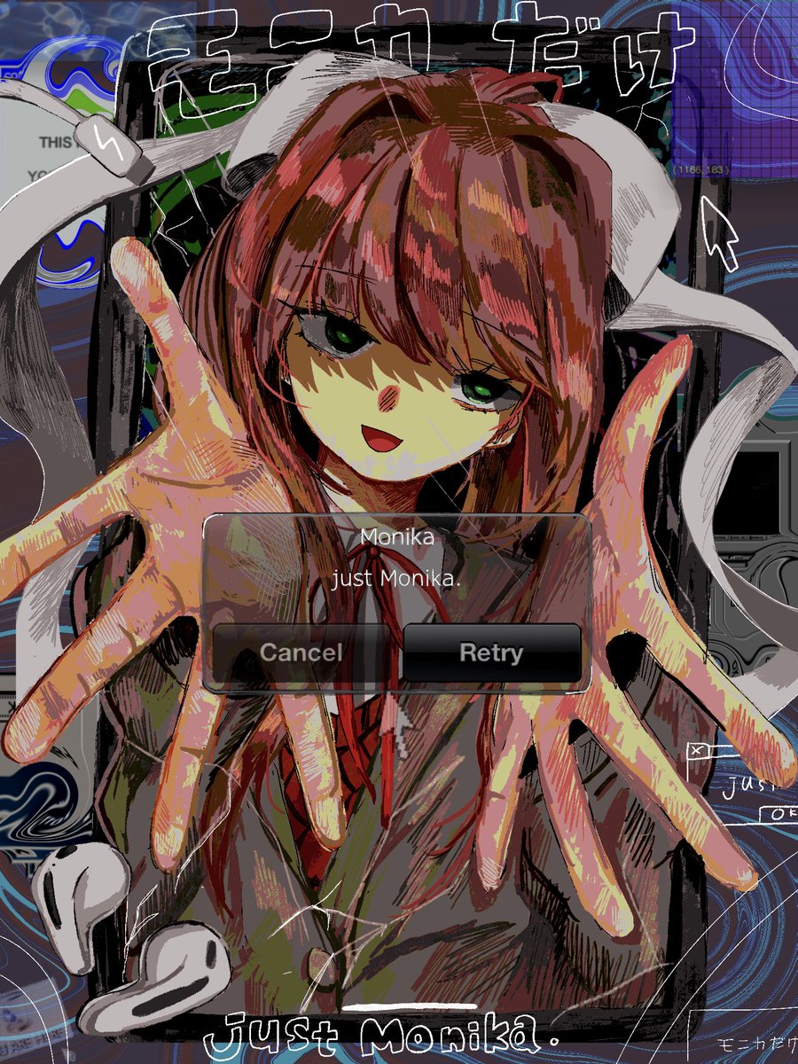 tekidonitekito1's tweet photo. #ドキドキ文芸部
#DDLC 
モニカ💚 https://t.co/SFdLXlHqFG