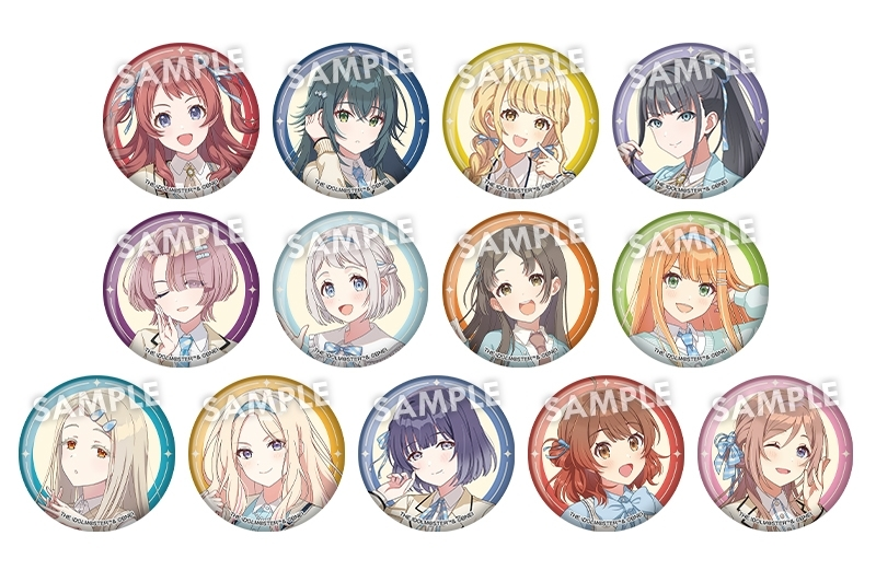 HMV&BOOKS onlineで予約受付中！ 学園アイドルマスター 缶バッジ（全13