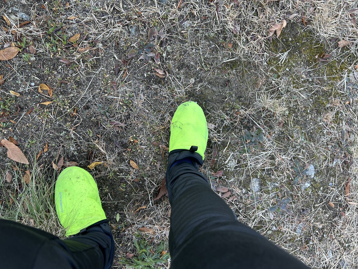 twobytwo_sp's tweet image. 今朝のポタリング🚴
冬⛄️が来た感じ🥶
倉庫6℃坂道頂上-2℃（メーター表示）
靴下カイロにトウカバー手はヒーター
手袋で完全武装まあカロリー消費と
気晴らしにでユルユル🚴‍♀️