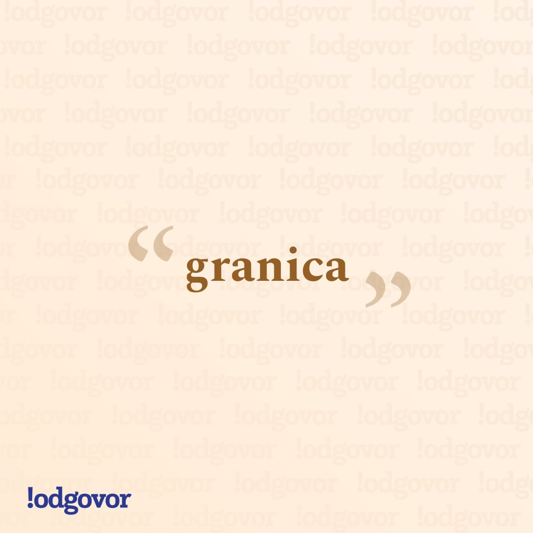 Granice su ljudima najvažnije onda kada su prečvrste, preslabe ili ne po njihovoj mjeri.
Link odgovor.ba/article/words/…
