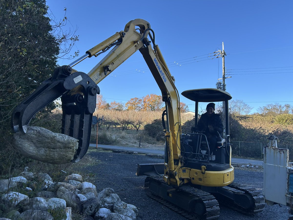 コースづくり、ありがとうございます。 完成したコースが楽しみです。