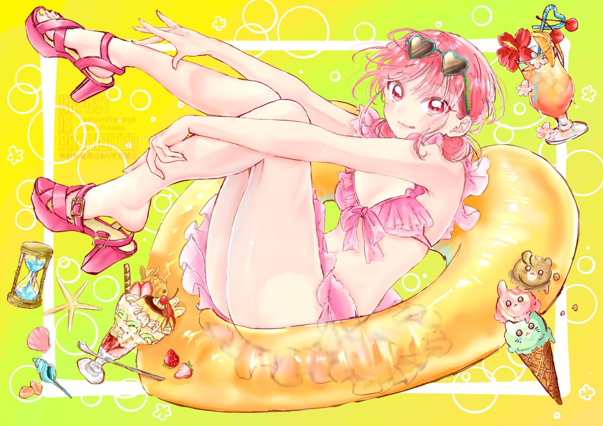 #今年も残りわずかなので今年一番伸びた絵を貼る 
#アオのハコ美術部

Sweet summer