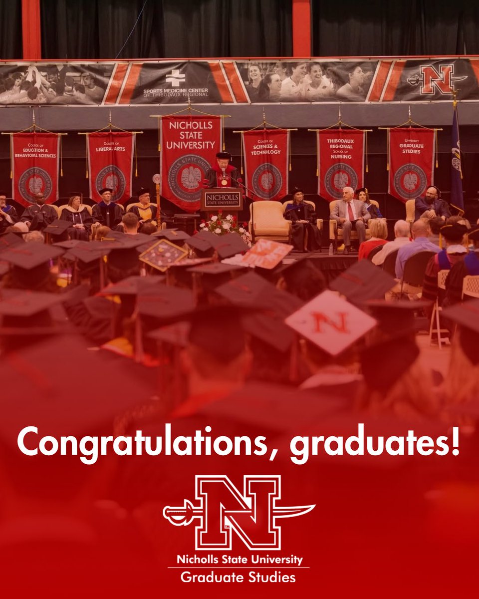 Congratulations to our graduates! 🎓

Your hard work, perseverance, and dedication have led you to this moment—and we couldn’t be prouder. As you step into this next chapter, carry forward the knowledge, experiences, and connections you’ve gained along the way!

#NichollsUGS