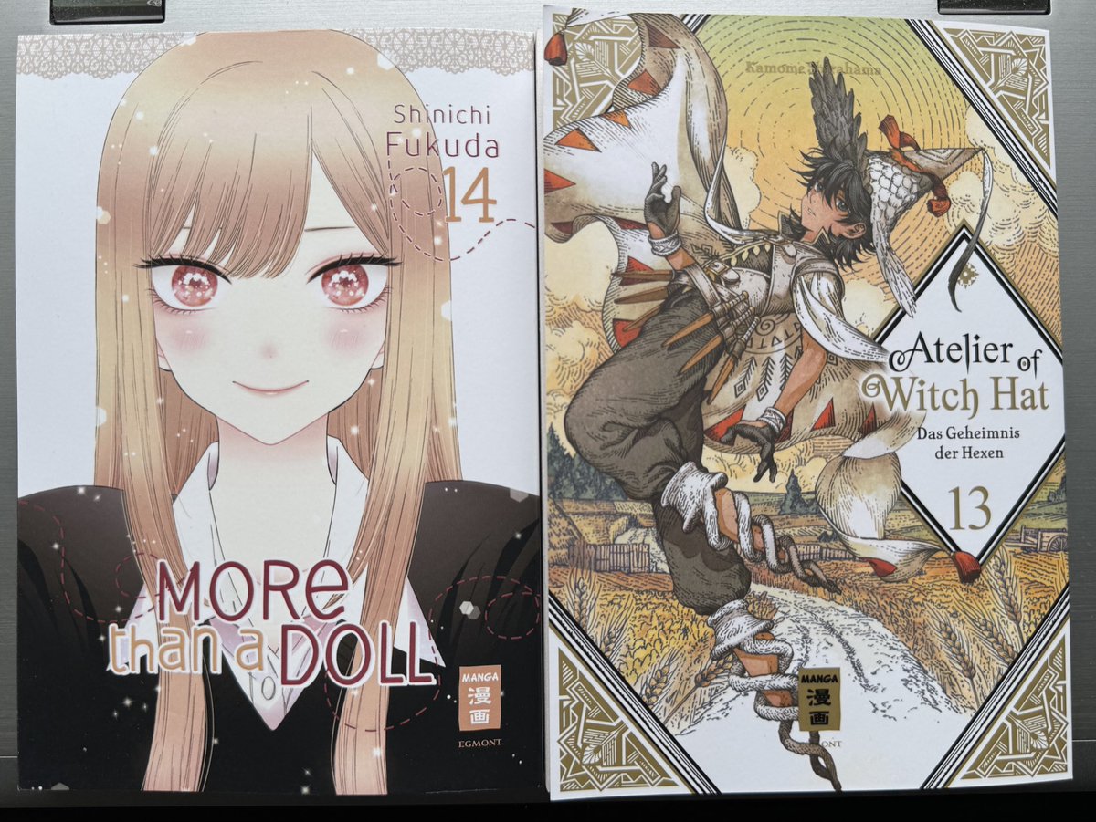 Manga Update von <a href="/EgmontMANGA/">Egmont Manga</a>.

- Band 14 von „More than a Doll“
- Band 13 von „Atelier of Witch Hat“