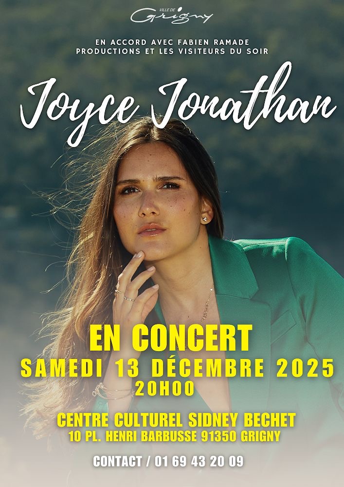 Concert day today – we are very pleased to bring Joyce Jonathan to Grigny tonight, for what will be another beautiful moment.