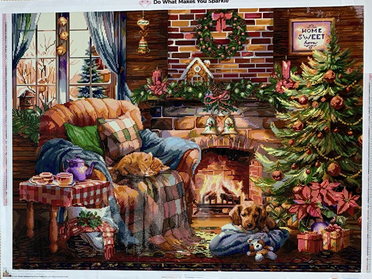 ダイヤモンドアートクラブ Fireside Christmas ダイヤモンドアートクラブ Fireside Christmas Fireside Christmas