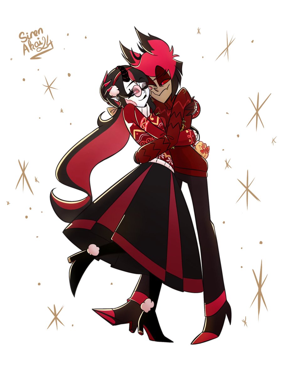 Merry Christmas 💖🎄🥺
A warm hug is the best
#hazbinhotel #hazbinhoteloc #antlersyren