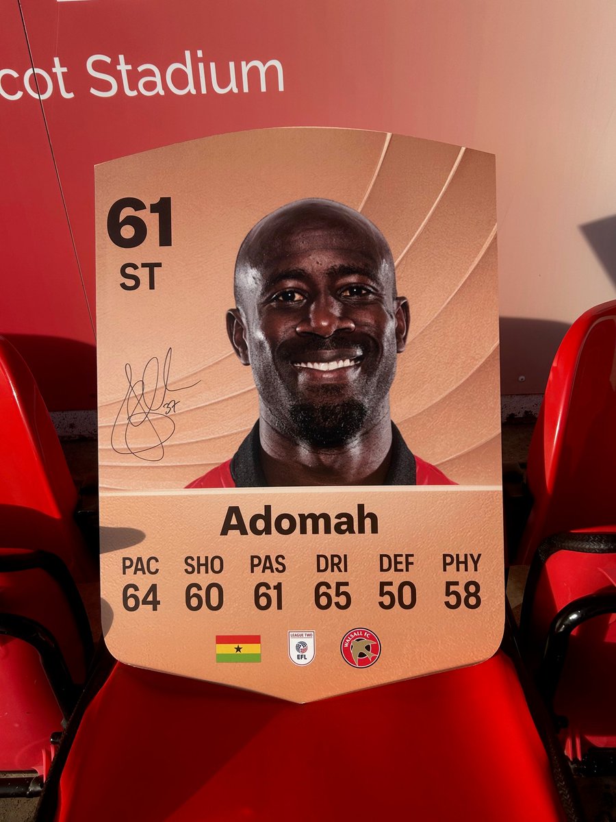 WFCOfficial's tweet image. To mark @uncs37's birthday, we're giving away an EAFC 26 card signed by the man himself! 🖊️

Simply LIKE &amp;amp; REPOST to be in with a chance of winning - a #Saddlers fan will be selected at random on Monday! 🫡