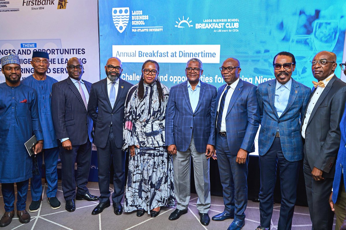 CowryAssetMgt's tweet image. At the just concluded Lagos Business School Breafast at Dinnertime year end event, sponsored by Cowry Asset 

#CowryAsset #choosecowry #Leadership