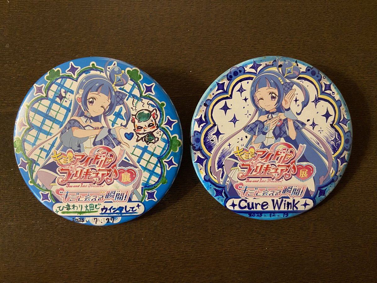 キミプリ 缶バッジ キミプリ展、行ってきました。 これはそこで作ってきた缶バッジ