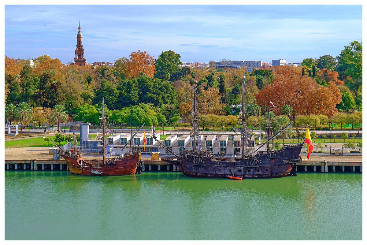 📷
«La Navidad de los Exploradores» trae a Sevilla al galeón Andalucía y la Nao Santa María
<a href="/PuertoDeSevilla/">Puerto de Sevilla</a> <a href="/RioPuerto/">Sevilla, río y puerto</a> <a href="/LosRemediosSvq/">Los Remedios (Sevilla)</a> <a href="/SantaLeonor13/">Pablo Fernández</a> <a href="/AlfonsoMontagno/">Alfonso Montaño</a> <a href="/GuadalquivirObs/">GuadalquivirObserver</a> #sevilla
