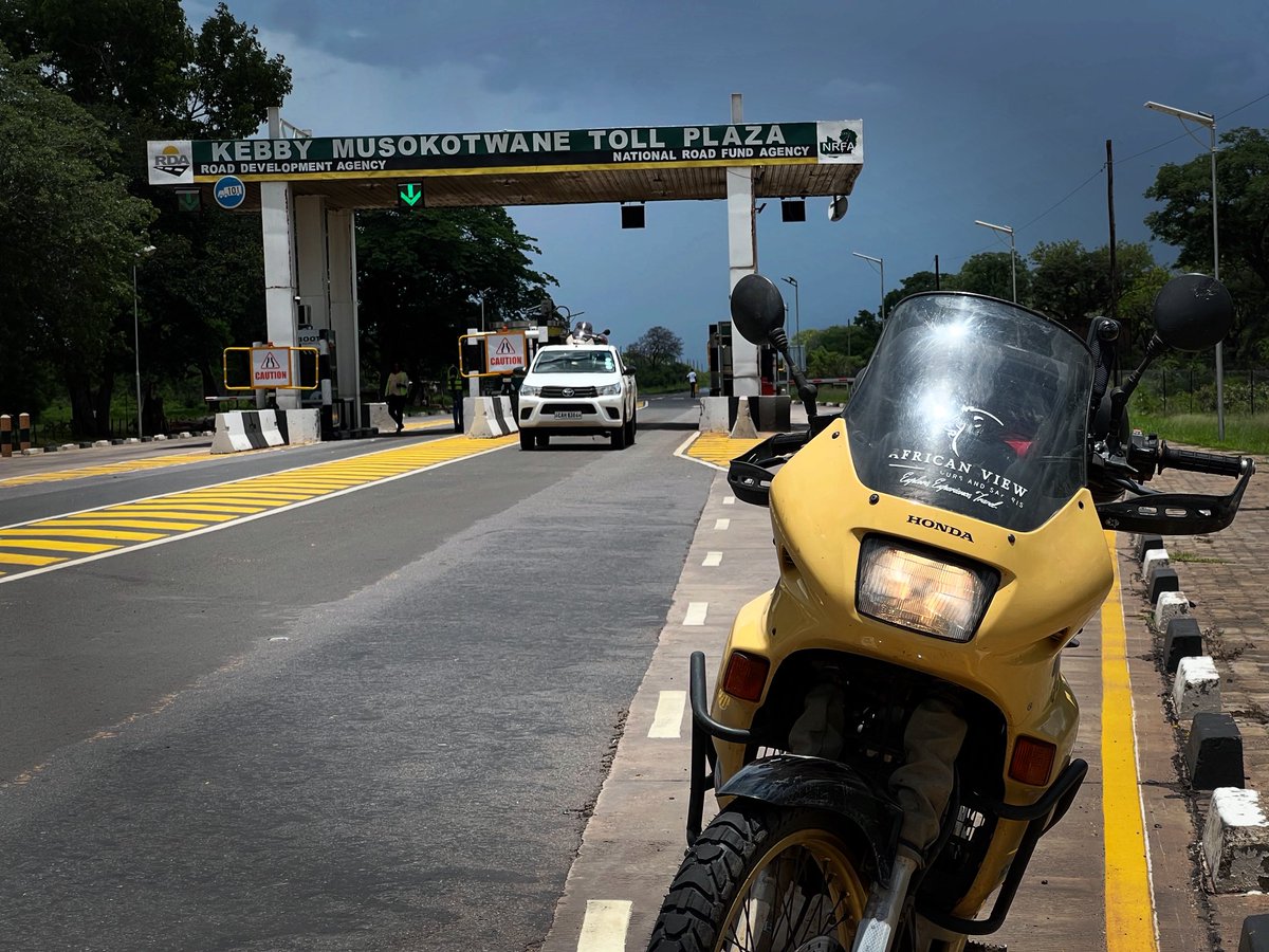 In Zambia, motorcycles don’t pay toll fees. I wish South Africa was as advanced as this place.