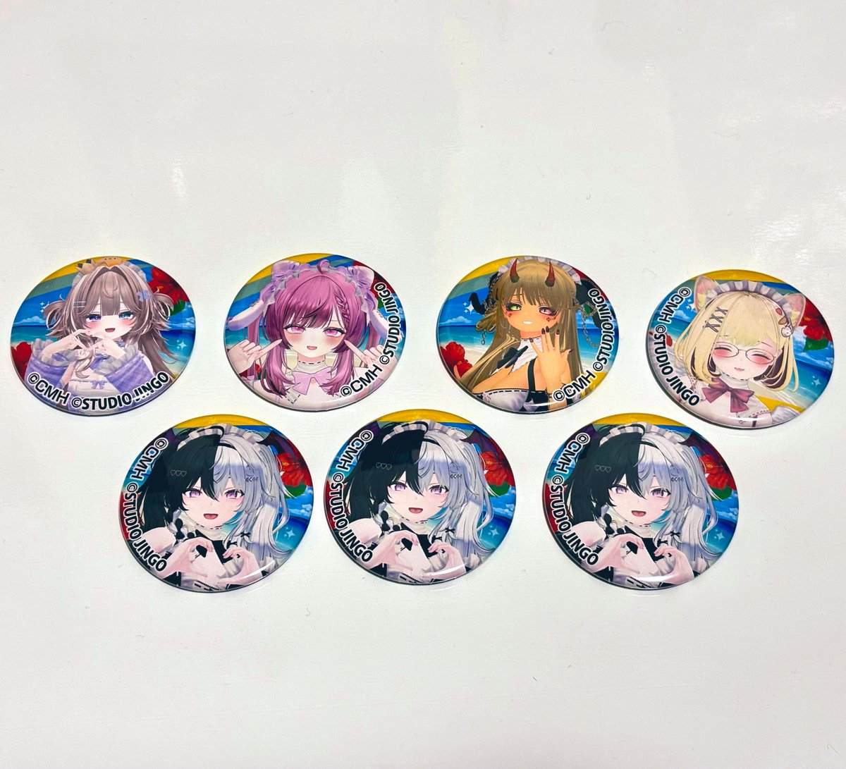 花宮初奈 天狼群 ばっどがーる 缶バッジ 4個 まとめ売り TVアニメ『ばっどがーる』天狼群 2nd Digital Single「彼女の“Modern