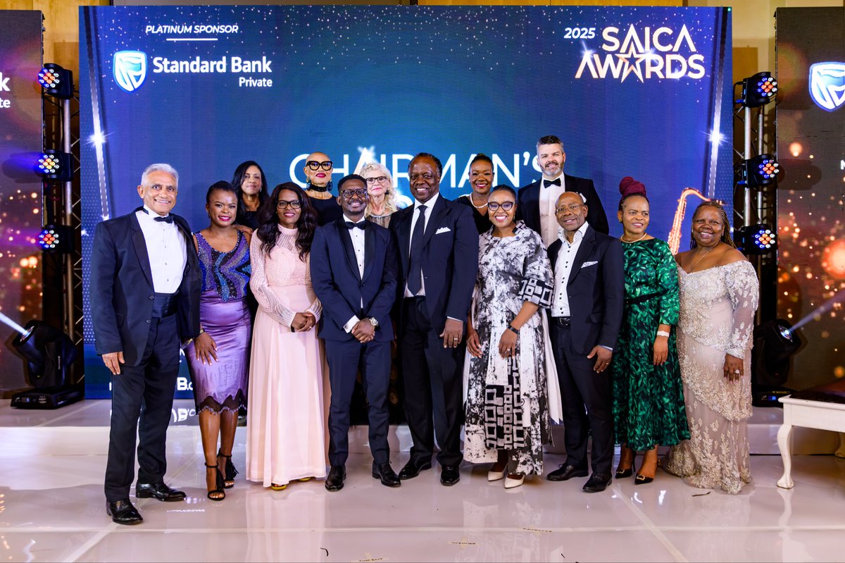 BrandonRaseroka's tweet photo. A night of inspiration at the SAICA
Chairman's Awards 2025. 

#SAICA #Standardbank #CAhub #Chairmansawards https://t.co/S5B2sc84pn