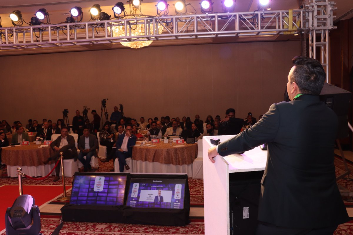 UpendrraRai's tweet image. आज e4m द्वारा आयोजित कार्यक्रम  News Next 2025 Conference में शामिल हुआ जहां  मीडिया के बदलते स्वरूप पर अपने विचार साझा किए।
#e4m #mediafuture #bharatexpress #LatestNews
@narendramodi
@PMOIndia
@AshwiniVaishnaw
@MIB_India 
@e4mtweets