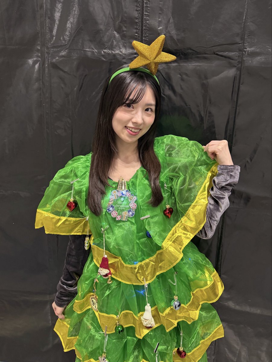 新*緑様 ☆クリスマス☆オークション祭り 妖精？とか聞かれたりもしたけど 私はクリスマスツリーです🎄 ライト