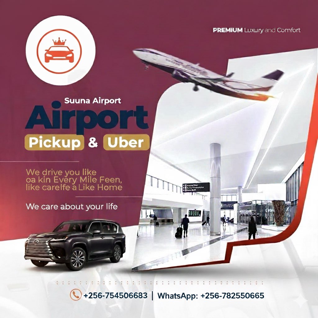 SuunaShukuru's tweet photo. This Christmas, travel to the village in style and comfort like royalty! If you want to ride in a special car with exceptional care, Suuna Airport Pickup &amp; Uber is here to serve you. We’ll treat you like a queen or king, offering the best rates and the finest service. From the https://t.co/Q7blUraOmG