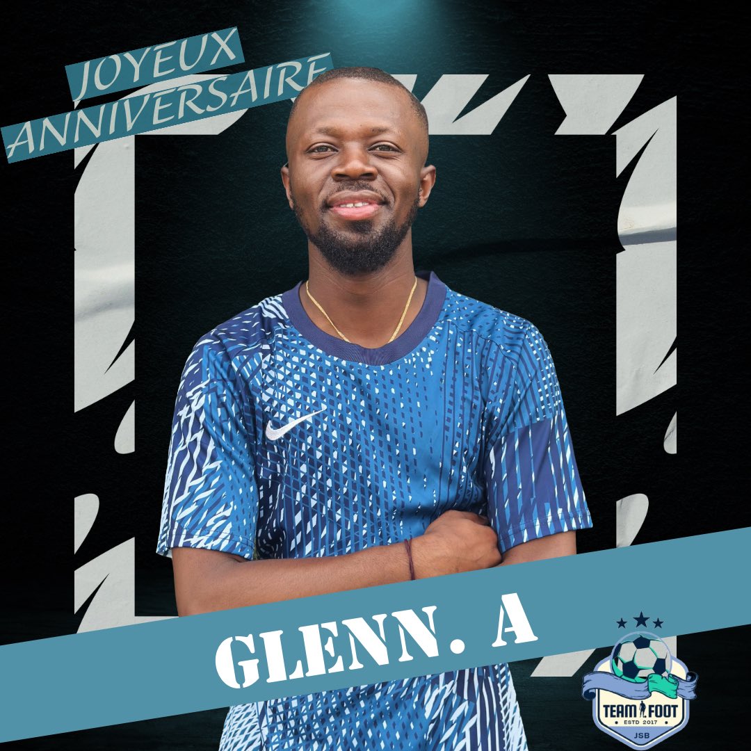 Joyeux anniversaire Glenn Allogho (J+1) 🎂⚽ 🥳.
Toujours exemplaire par ton état d’esprit et ton engagement pour le groupe.
L’équipe est fière de t’avoir à ses côtés 💪🤍
#ASTF
#JSB
