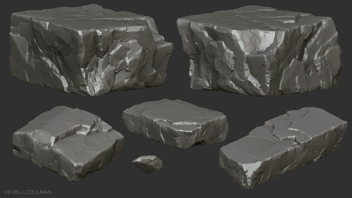 Env Artist <a href="/coulman_kevin/">Kevin J. Coulman</a> breaks down the creation of his Mossy Rocks. In this article, he discusses ref, rock sculpting &amp; forms, moss modelling, topology and UVs, texturing with baked details &amp; layering, moss card creation &amp; final scene composition.
gamesartist.co.uk/mossy-rocks/
