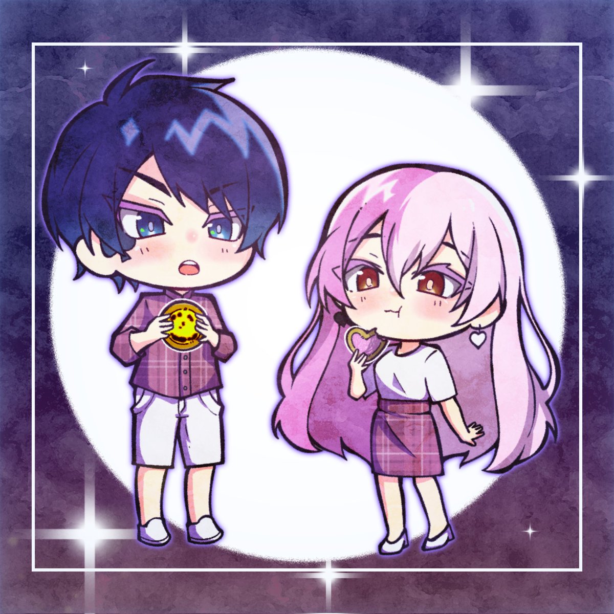 // yume
夢主顔有り
Mini DeuceHolly enjoying their favorite food 💕

Art: Cryoanne (FB)
#twst夢 #yumelokalgallery #twst_NL #twst_OC