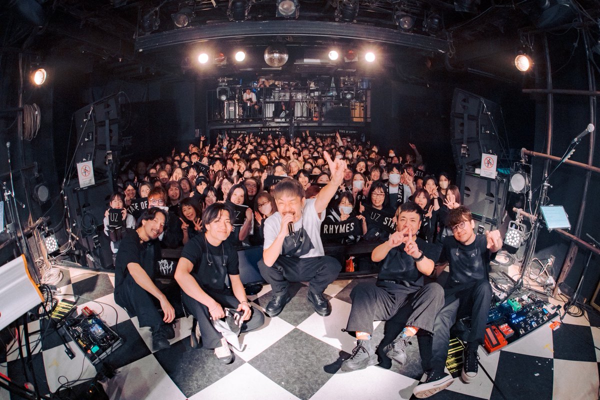SPYAIRSTAFF's tweet photo. ／
Thank you🎤
＼

UZ LIVE 2025
"STATE OF RHYMES"
at shibuya CYCLONE
2025.12.13🎂🎉

#UZ @UZSPYAIR　#SPYAIR https://t.co/BzTUmqUhAW