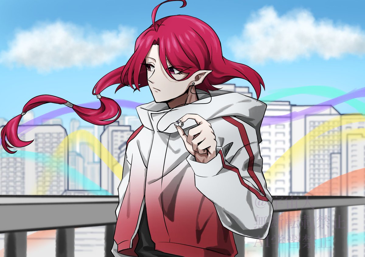 今年一番伸びた絵ではないが個人的に気に入っている絵を貼る アザミ様